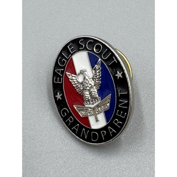 Boy Scout Eagle Scout Grandparent Hat Lapel Pin - Picture 1 of 3